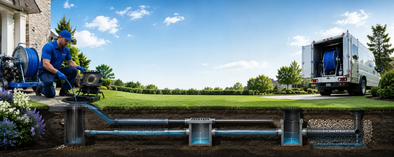 Outdoor drain cleaning information for Udell, IA